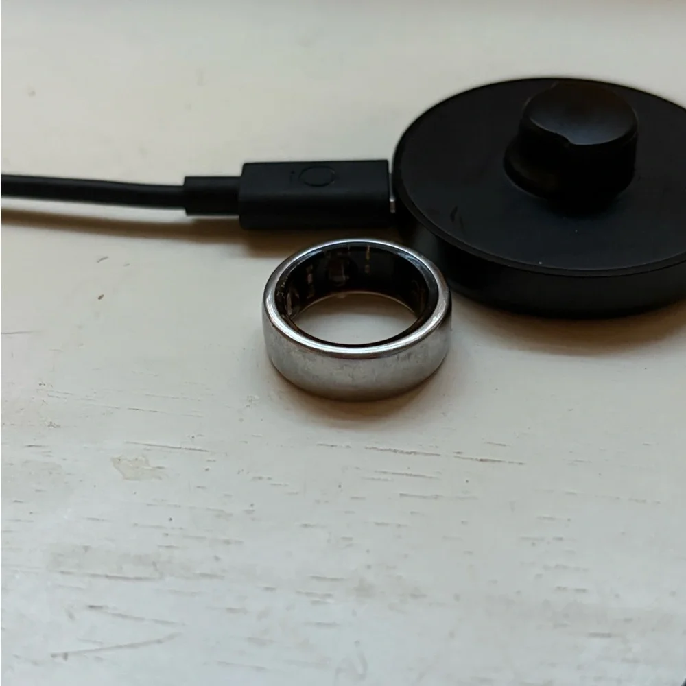Oura sleek silver